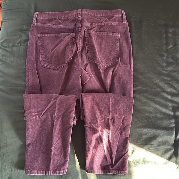 High Rise Vintage Slim Cords With Washwell (espresso brown corduroy GAP pants) - Picture 7 of 7